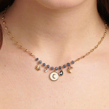 Load image into Gallery viewer, Brosway Moon Necklace Chakra Mystic Gold
