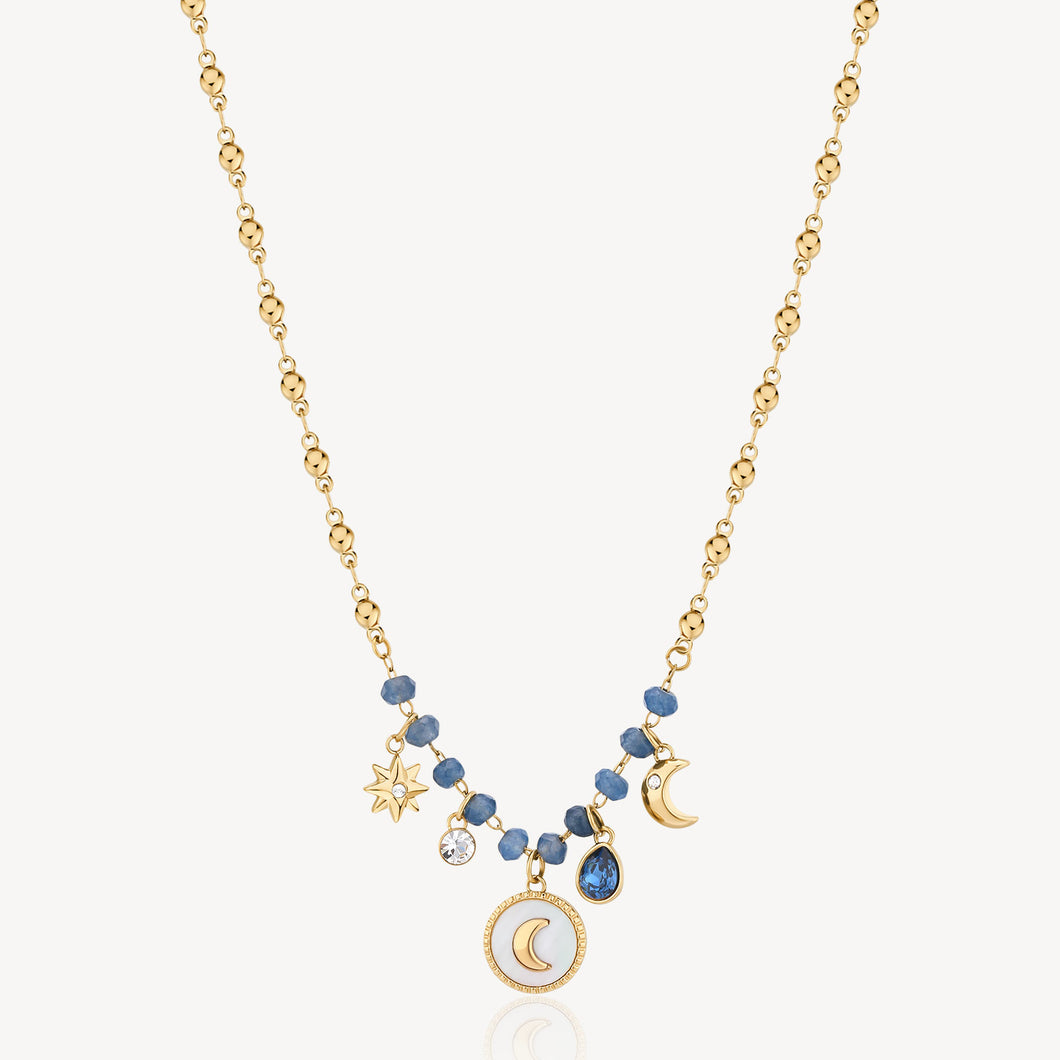 Brosway Moon Necklace Chakra Mystic Gold