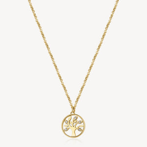 Brosway Tree of Life Necklace Chakra Gold