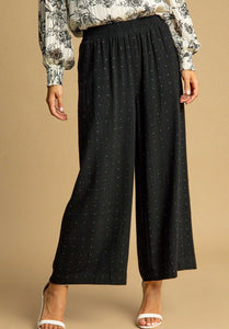 Umgee Rhinestone Linen Pants