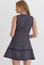 Load image into Gallery viewer, Entro Zip-Up Tweed Mini Dress
