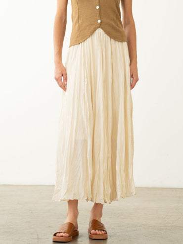Elle Grey Maxi Skirt