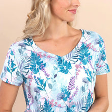 Load image into Gallery viewer, NEW! Amanda Blu Forest Flowers Pajama Top
