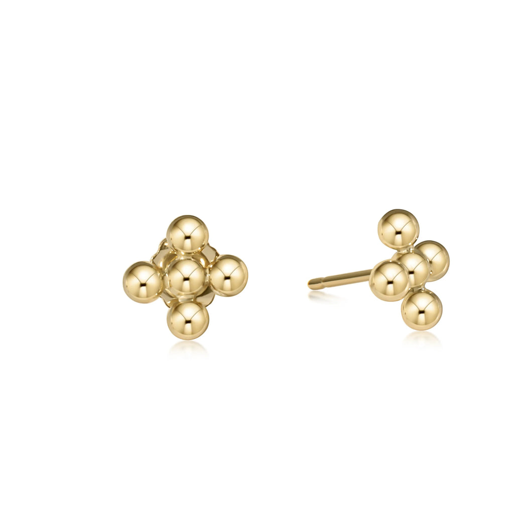 Enewton Classic Beaded Cross Earrings