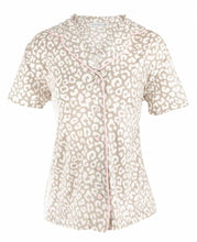 Load image into Gallery viewer, Amanda Blu Taupe Leopard Pajama Top
