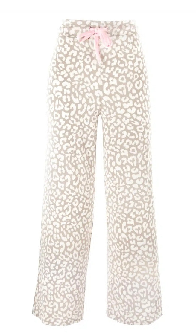 Amanda Blu Taupe Leopard Pajama Pants