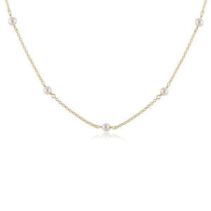 Enewton Choker Simplicity 4mm Pearl