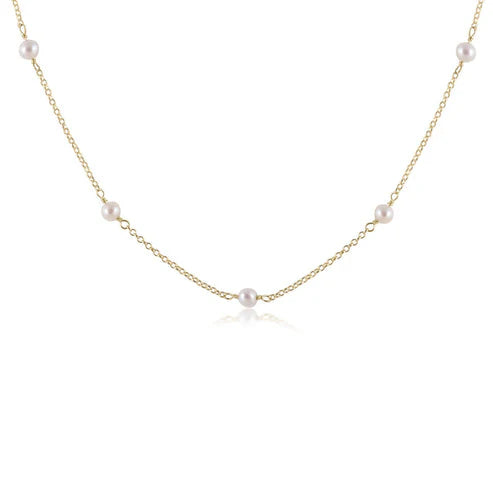 Enewton Choker Simplicity 4mm Pearl