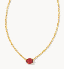 Load image into Gallery viewer, Kendra Scott Cailin Pendant Necklace Burgundy
