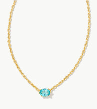 Load image into Gallery viewer, Kendra Scott Cailin Pendant Necklace Aqua
