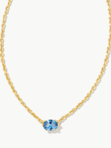 Kendra Scott Cailin Pendant Necklace Blue Violet