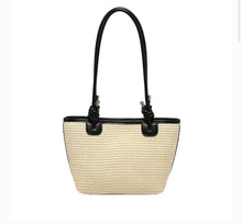 Load image into Gallery viewer, Jen &amp; Co Alina Straw Purse
