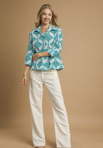 Umgee Abstract Print Top