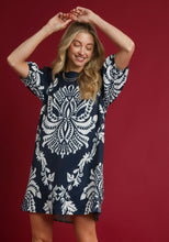 Load image into Gallery viewer, Umgee Bold Floral Mini Dress
