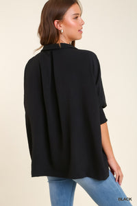 Umgee Boxy Cut Blouse