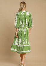 Load image into Gallery viewer, Umgee Maxi V-neck Dress
