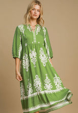 Load image into Gallery viewer, Umgee Maxi V-neck Dress
