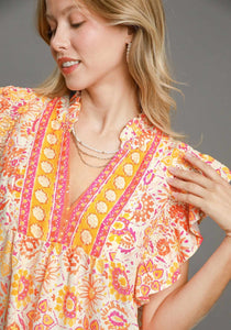 Umgee Boho Mini Dress