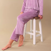 Load image into Gallery viewer, Amanda Blu Lavender Chenille Loungewear Pants
