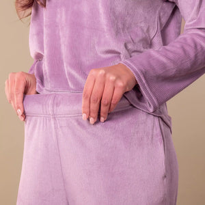 Amanda Blu Lavender Chenille Loungewear Pants