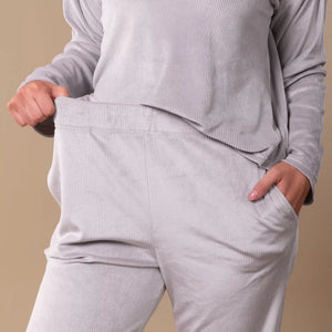 Amanda Blu Grey Chenille Loungewear Pants