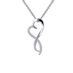 Lafonn Infinity Heart Pendant Necklace