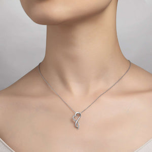 Lafonn Infinity Heart Pendant Necklace