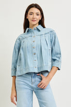Load image into Gallery viewer, Risen Flowy Denim Jacket
