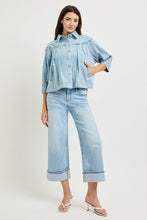 Load image into Gallery viewer, Risen Flowy Denim Jacket
