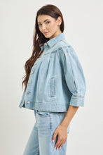 Load image into Gallery viewer, Risen Flowy Denim Jacket
