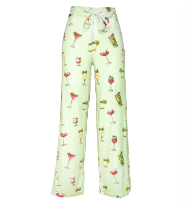 Amanda Blu Mint Cocktails Pajama Pants