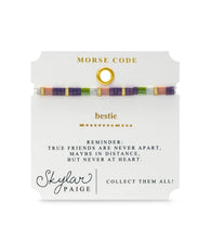 Load image into Gallery viewer, Stia Bestie Morse Code Bracelet
