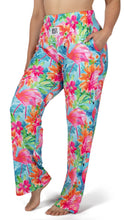 Load image into Gallery viewer, Brief Insanity Pastel Flamingo Pajama Pants
