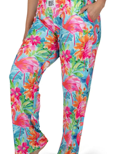 Brief Insanity Pastel Flamingo Pajama Pants