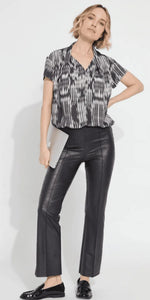 Lysse Foiled Leather Pants