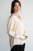 Load image into Gallery viewer, Elle Grey Polka Dot Top
