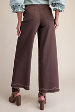 Load image into Gallery viewer, Easel Embroidered Wide Leg Pants
