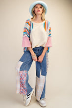 Load image into Gallery viewer, Easel Patchwork Wide Leg Jeans
