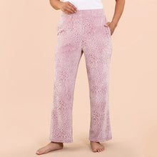 Load image into Gallery viewer, NEW! Amanda Blu Leopard Chenille Pants Dusty Pink
