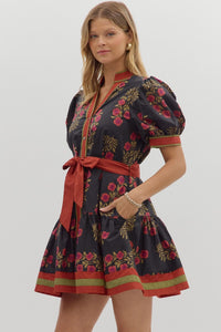 Entro Ruffle Mini Dress