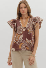 Load image into Gallery viewer, Entro Flutter Sleeve Top
