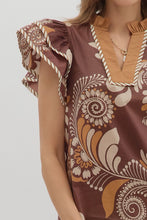 Load image into Gallery viewer, Entro Flutter Sleeve Top
