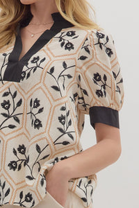 Entro Floral Top