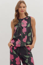 Load image into Gallery viewer, Entro Floral Sleeveless Top

