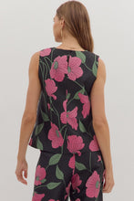 Load image into Gallery viewer, Entro Floral Sleeveless Top
