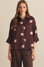 Load image into Gallery viewer, Entro Polka Dot Collared Top
