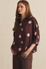 Load image into Gallery viewer, Entro Polka Dot Collared Top

