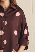 Load image into Gallery viewer, Entro Polka Dot Collared Top

