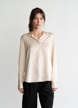 Load image into Gallery viewer, Elle Grey Polka Dot Top

