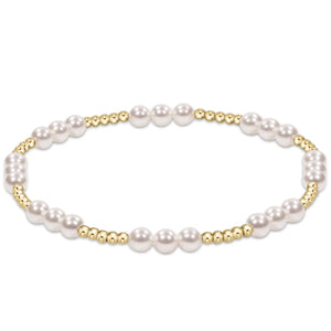 Enewton Classic Joy 4mm Beaded Bracelet Pearl